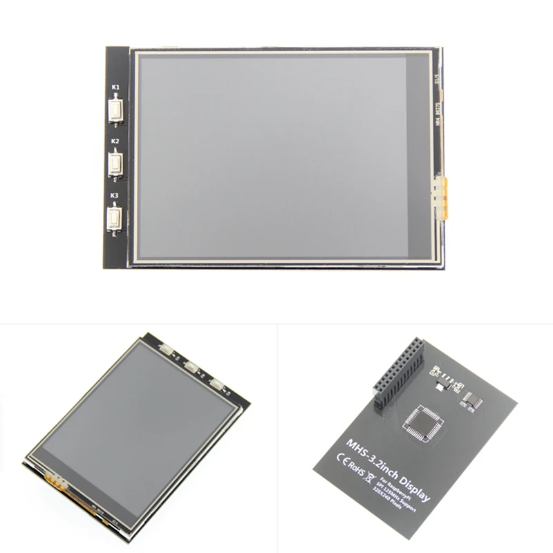 

MHS 3.2 Inch LCD Press Screen 320x240 TFT Display Screen Module for Raspberry Pi