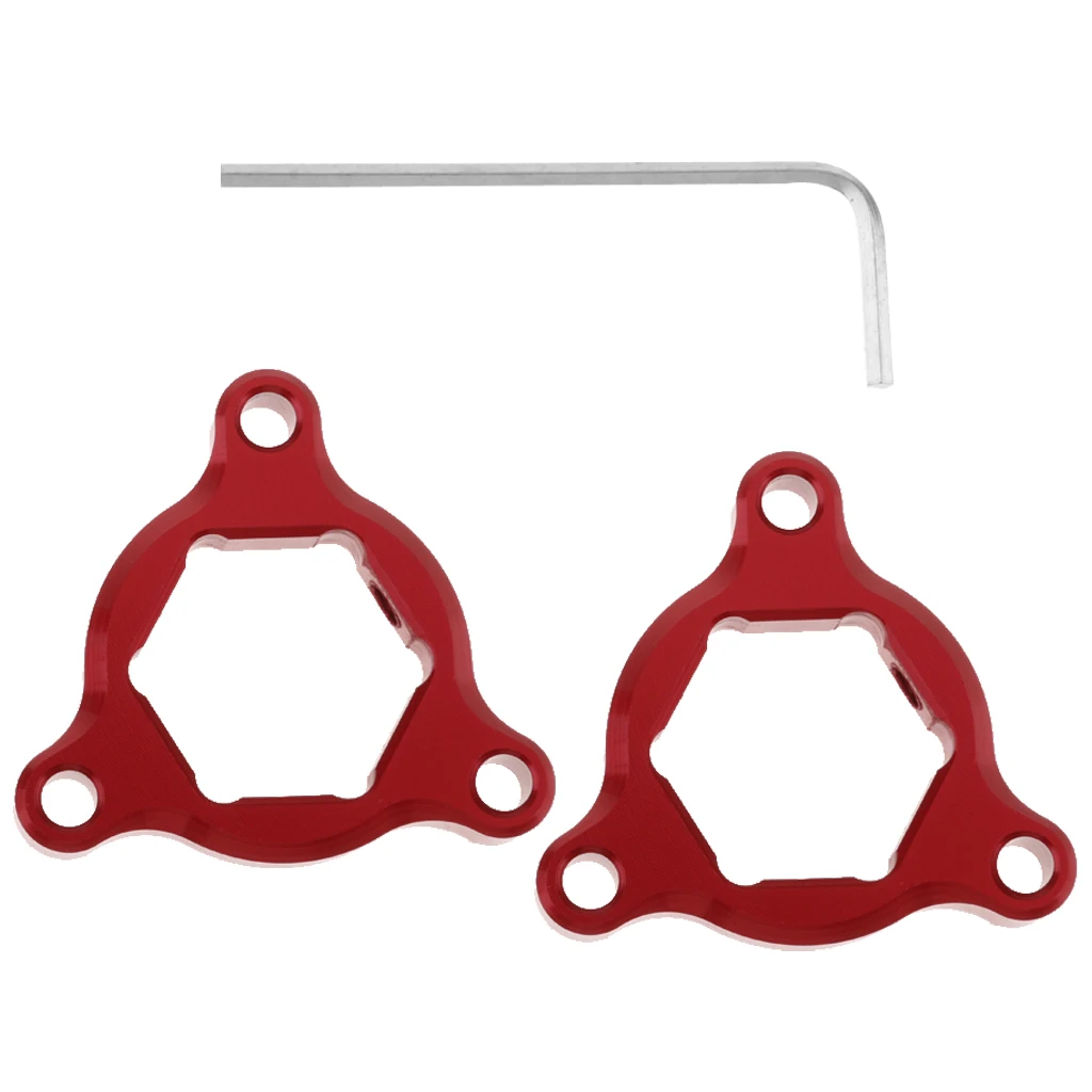 Pair Motorcycle CNC Front Hexagon Anodized Fork Preload Adjusters 14mm for Yamaha MT-09 Tracer/ Tracer 900 2015-2016