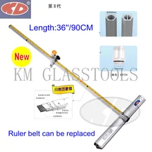 Наивысшее качество! KD 3" /90 см скорость Т образный масло заполнены стеклянная машинка для резки. Резка стекла 6~ 12 мм