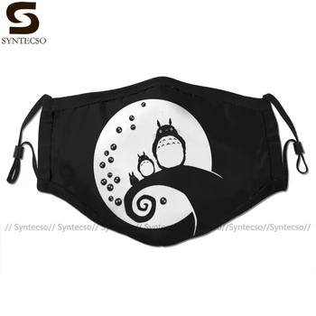 

Manga Anime Mouth Face Mask Totoro Facial Mask Fashion Cool with 2 Filters for Adult