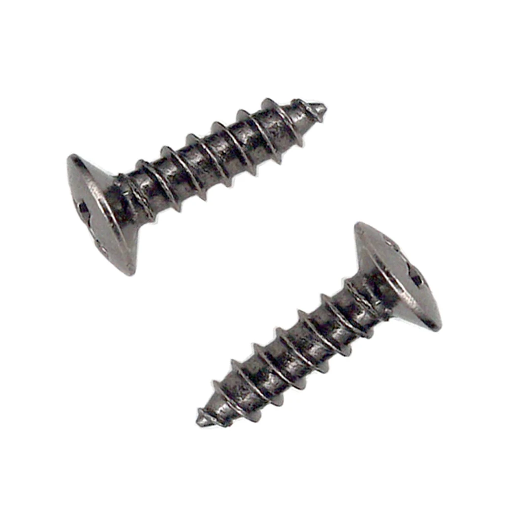 50 Pack Guitar Bass Pickguard Screws for  ST Squier SQ Guitar Parts
