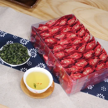 

Small Bag Pack China Anxi Tiekuanyin Tea Fresh 1275 Organic Oolong Tea for Weight Loss Tea Health Care Beauty Green Food