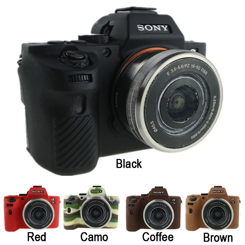 Силиконовый резиновый чехол для камеры Sony Alpha A7 Mark II A72 A7II | Электроника
