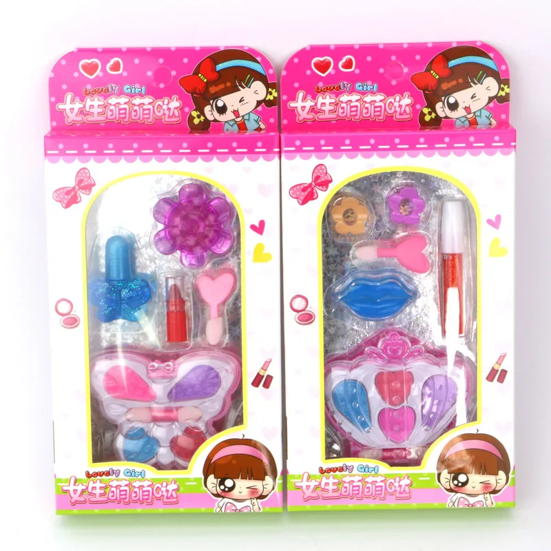 

Children Play House Toys Model Cosmetics Water-Soluble Makeup Set GIRL'S Toy Cosmetic Box