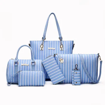 

The new fashion lash package stripe joker six woolly female bag single laptop bag lady mother