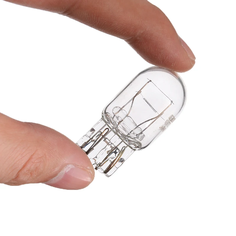 10pcs T20 7443 W21/5W R580 3800K Halogen Bulb Clear Glass  Daytime Running Light Turn Stop Brake Tail Bulb DRL Bulbs