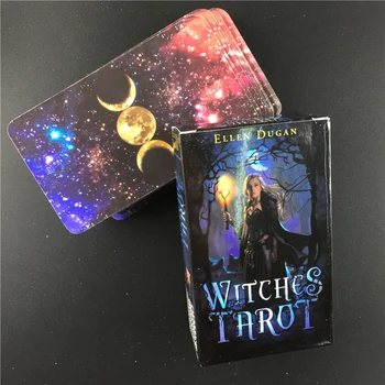 

Witch Tarot Deck Cards Future Fate Indicator Forecasting Cards Gift Table Game Board Game