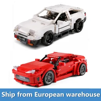 

588PCS MOC Genuine Authorization Technic Creator Toys AE86 Cartoon Car model Building Blocks Bricks Kids DIY Toys Christmas Gift