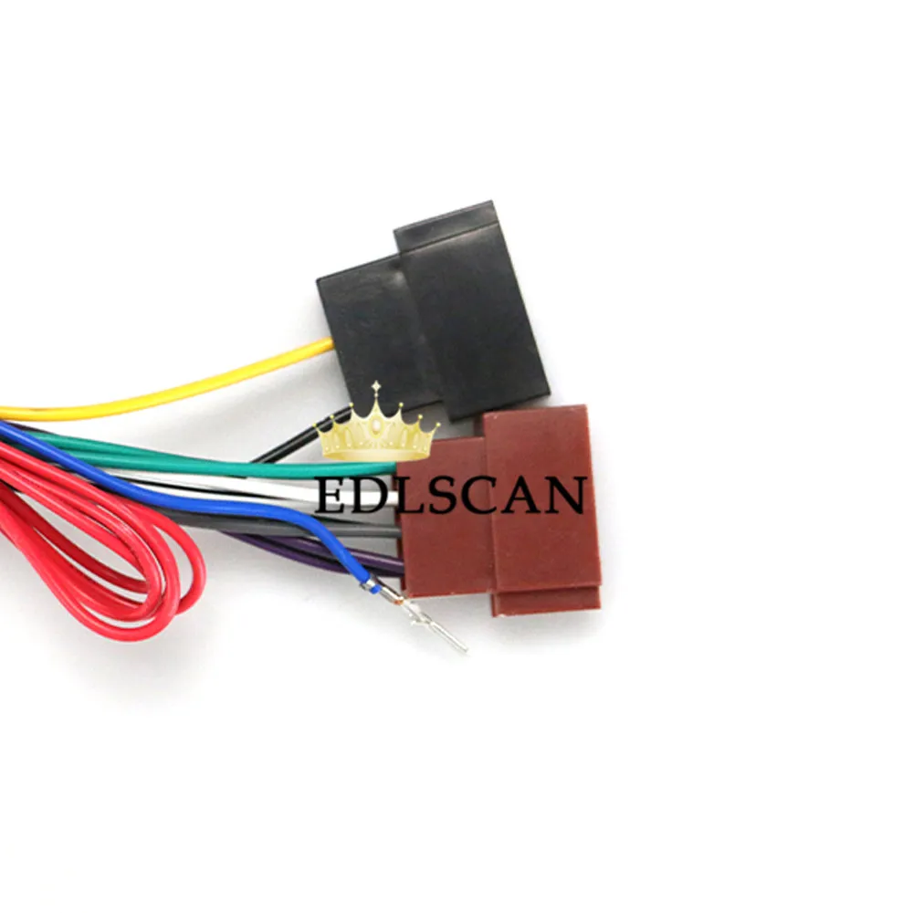 EDLSCAN 12-125 автомобильный радиоадаптер кабель для Skoda autostereo ISO жгут проводов 12-125