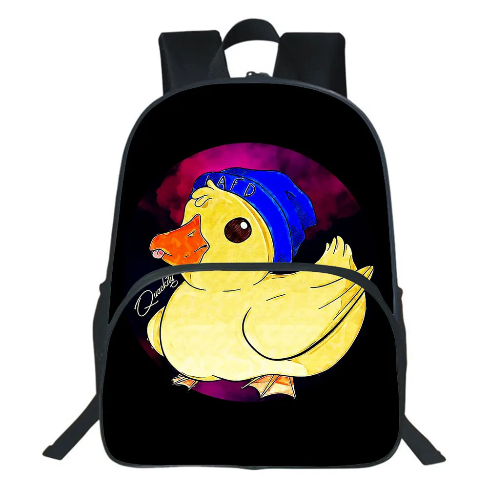 

Рюкзак Quackity для мальчиков и девочек, школьные ранцы, дорожная сумка для подростков, студенческий Повседневный Рюкзак, детский модный рюкзак