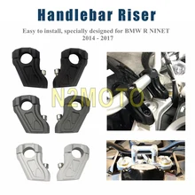 1 пара Алюминий серого цвета руль мотоцикла стояк Ручка Бар Зажим Расширение адаптер для BMW R NINET