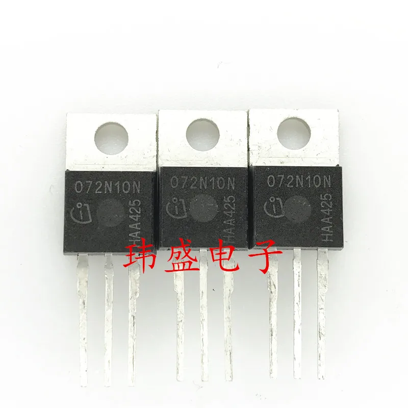 10 шт. 072N10N IPP072N10N3G-220 80A/100V