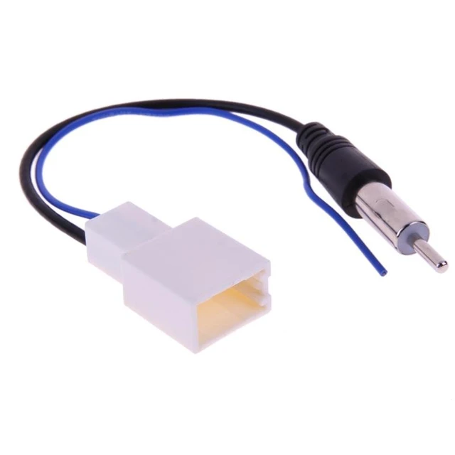 230 mm Aftermarket Radio Stereo CD Player Antenna Adapter Adaptor Cable  Cord Female Socket for Toyota - AliExpress