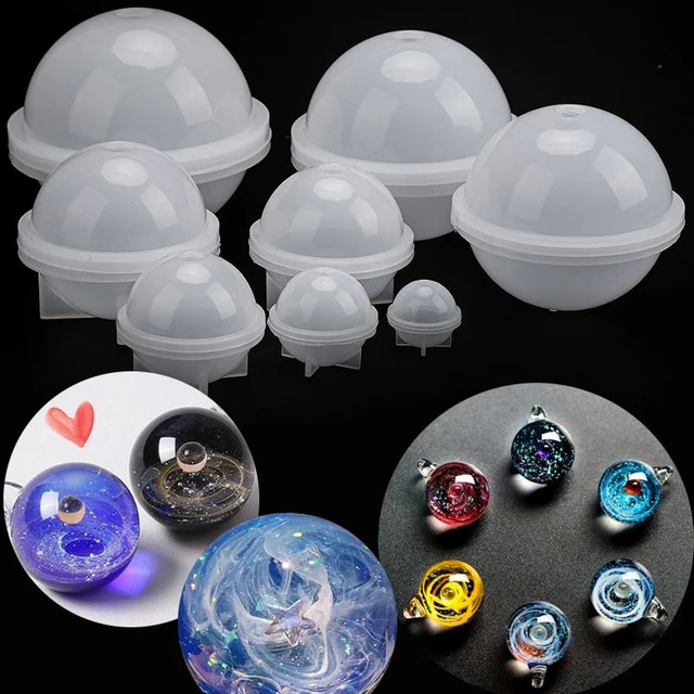 Handmade Epoxy Silicone Mold 3D Planet Ball Craft Mold Making Tool Mould UV  Resin Epoxy Dried