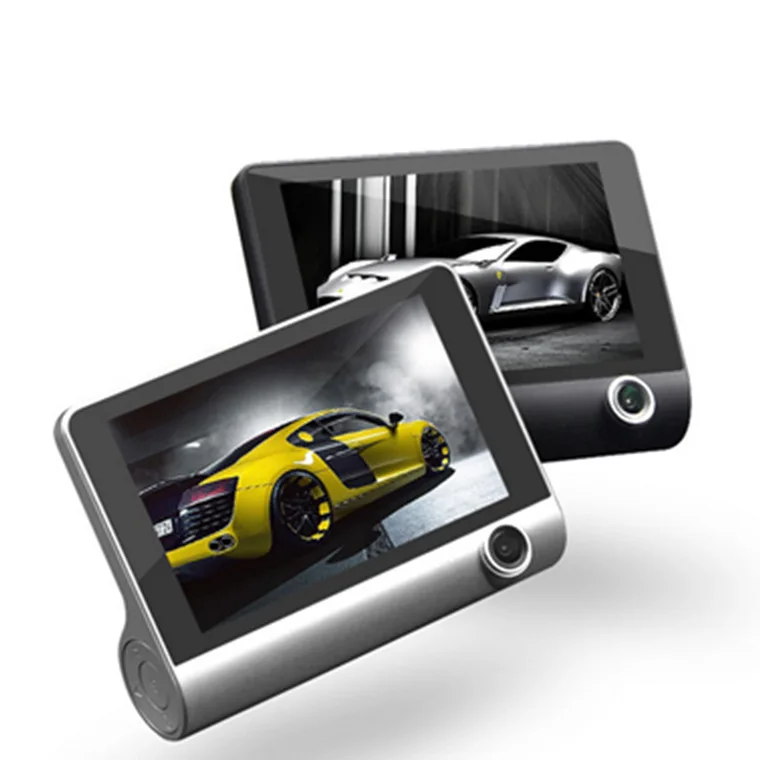 

4'' Three Way Car DVR SD-33 Full HD Three Lens Video Recorder Camera 170 Wide Angle Dash Cam 1080P Night Vision Drive Camcorder