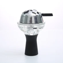 1 шт., силиконовая чаша с ароматом табака, металлический держатель для угля, металлические щипцы для кальяна, светодиодный художественный кальян, lavoo chicha narguile