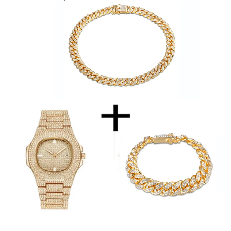 bracelet Hip Hop Miami Cuban Chain 
