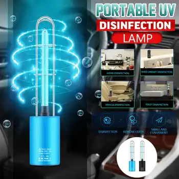 

Smuxi Handheld UVC Lamp Sterilizer DC5V UV Sterilizer Disinfection Lamp Ultraviolet Germicidal Light Travel Bactericidal Lamp