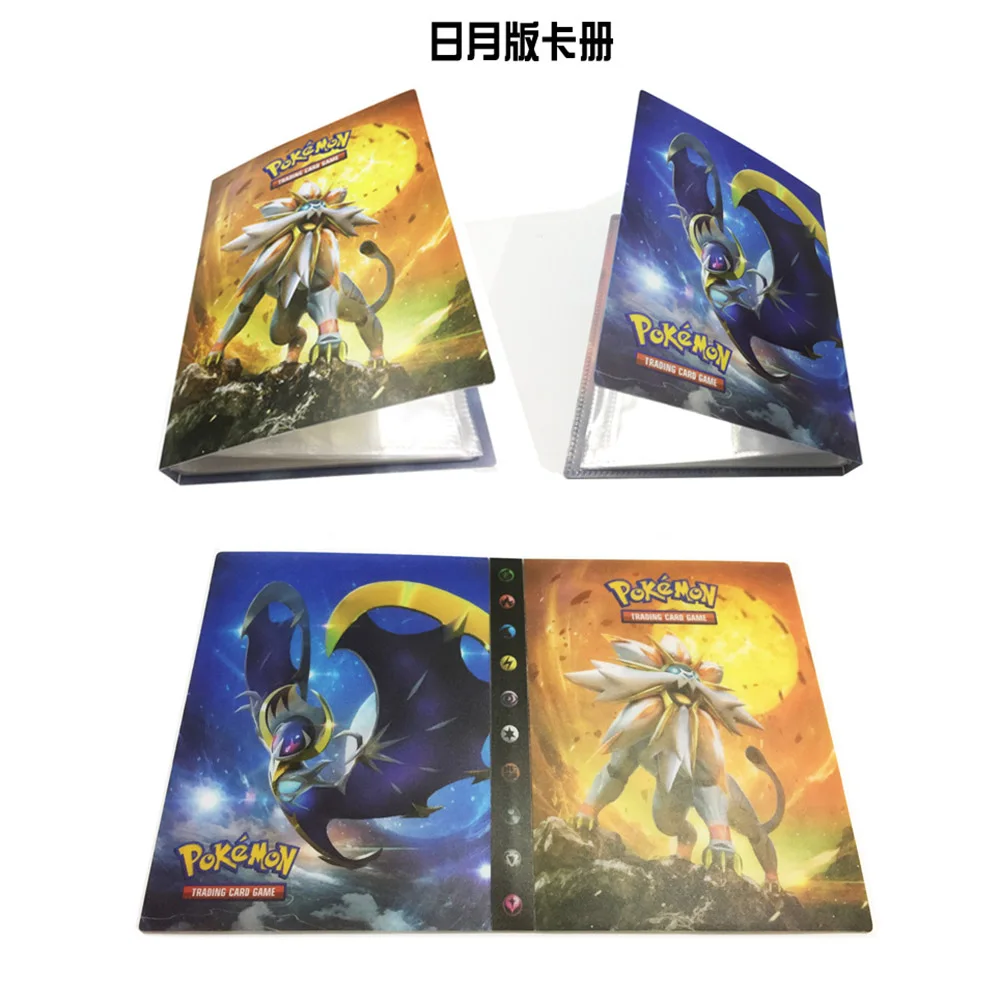 240pcs Cards Holder Album Toys For Novelty Gift Large Capacity Pokemon Cards Book Album Book Top Loaded List Playing Card BC0230 (12)