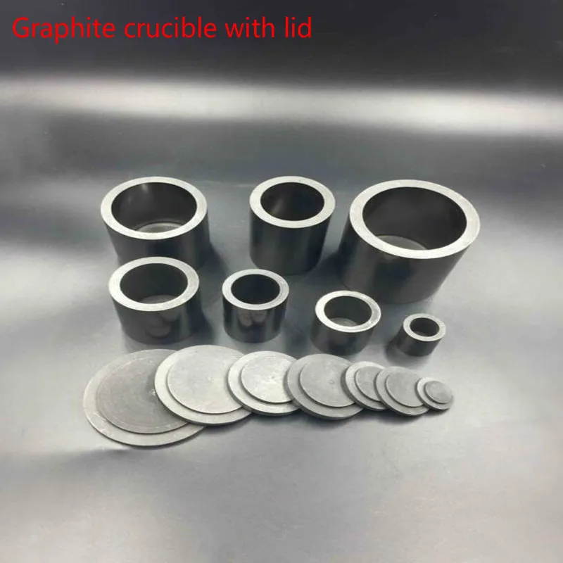 

Graphite crucible with lid High-purity melting castings melting toolscan melt gold, silver, platinum and other precious metals
