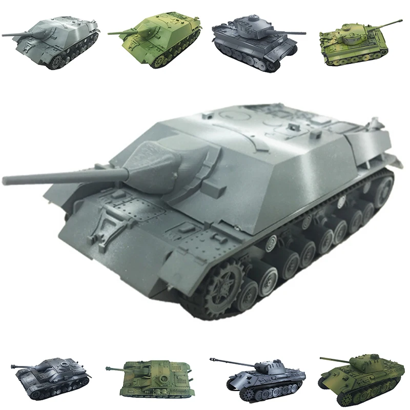 Tiger Model DIY Tank 4D Assembling 1/72 Kit Toy Gift WWII Soldier Panther Fashion Best Nice