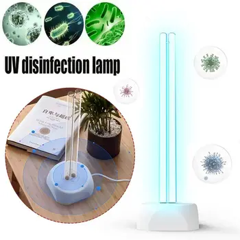 

38W Household UV Ozone Sterilization Lamp Dual Light Tube Ultraviolet Germicidal Disinfection Table Lamp 40 Area Sterilizer