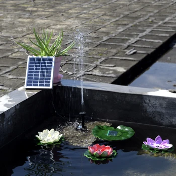 

Landscape Pool Garden Fountains 9V Solar Water Fountain Garden Fountains Waterfall Solar Power Bird Floating Fountain Water Pump