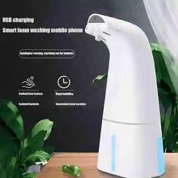 

Rechargeable Smart Infrared Automatic Sensor Foam Soap Dispenser For Kitchen Toilet Hotel Pressure-free Hand Washing Wholesale