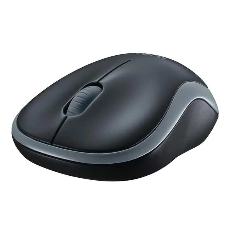 Logitech M186 2,4G беспроводная мышь оптическая мышь с USB нано приемником Компьютерные периферийные аксессуары