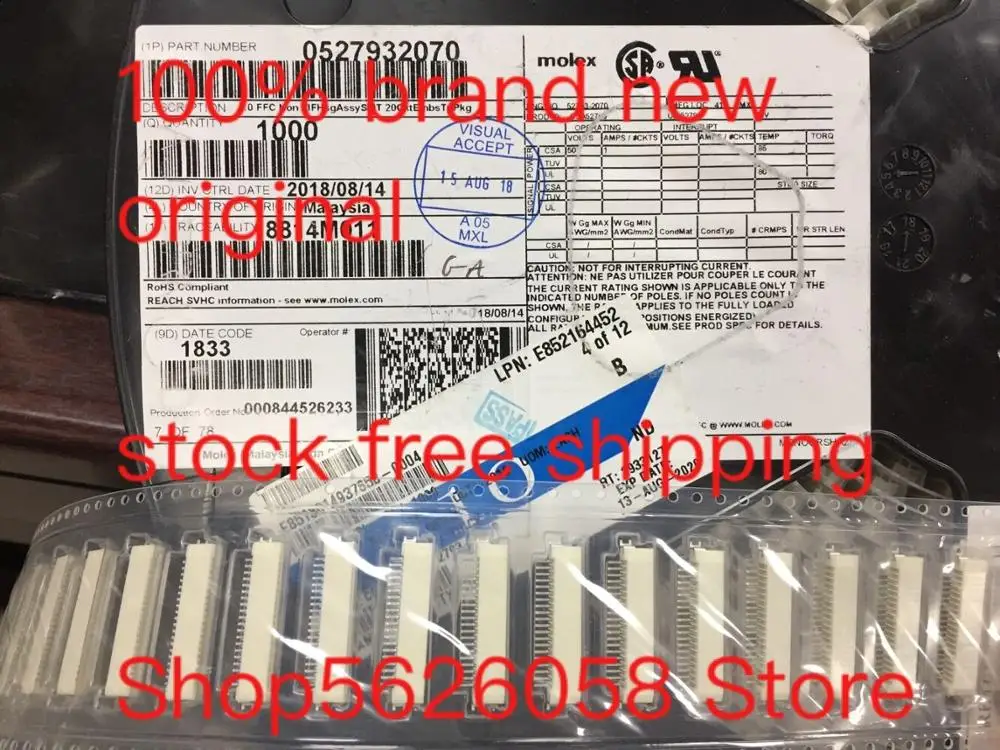 

30 шт./лот 0527932070 100% Новый оригинальный