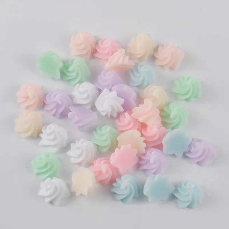 10pcs/bag Resin Cream Candy Super Light Clay Slime Supplies Glue for Slider DIY Creative Crafts Decoration Material Slime Filler