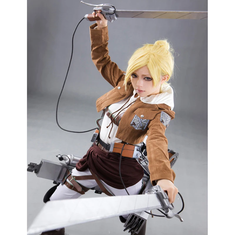 Mikasa · Акерман ерен Jaeger Аниме Shingeki no Kyojin Атака Титанов Deluxe Edition костюмы для косплея