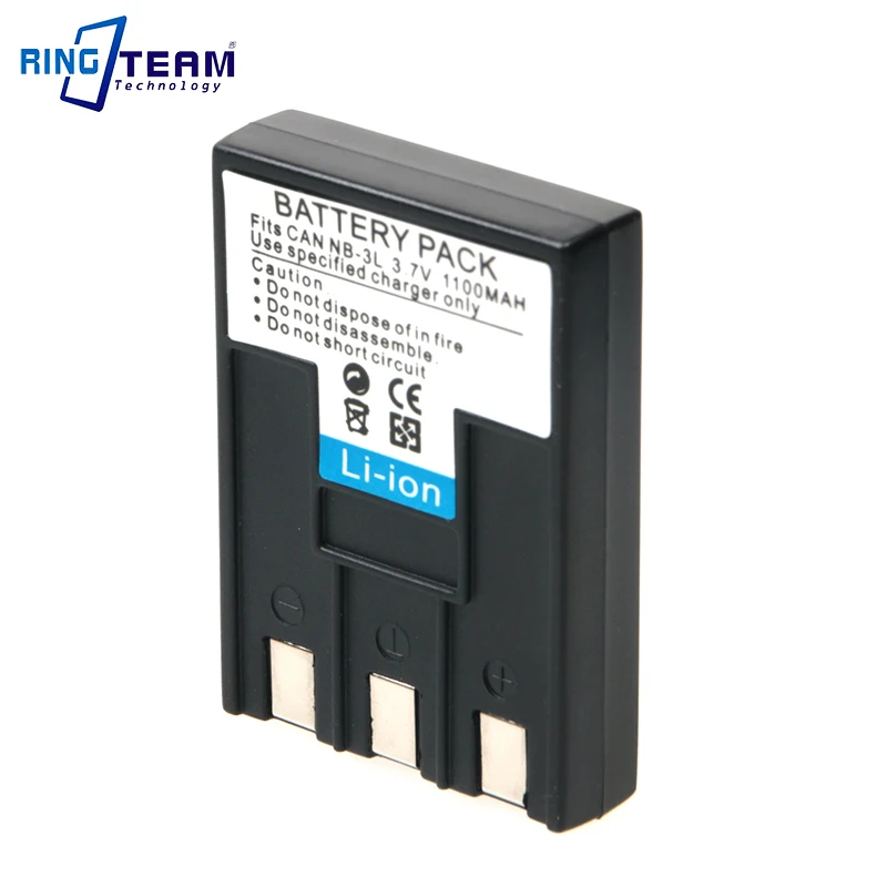 Batteria Ricaricabile Nb-3L/Nb3L Fotocamera Digitale Batteria Per Canon Ixy Ixus Ii 700 750 600 Sd100 Sd10 Sd20 Sd500 Sd550