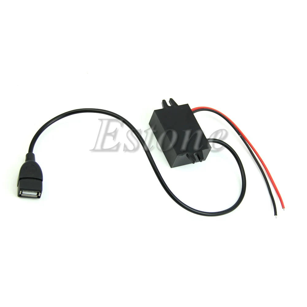 DC преобразователь модуль 12 В/8-50 в к DC5V 3A 15 Вт USB выходной адаптер питания Прямая поставка
