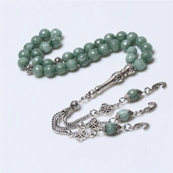 

Grey Colors 33 Tasbih Prayer Beads Wholesale Pure Natural Stone Islamic Prayer Beads