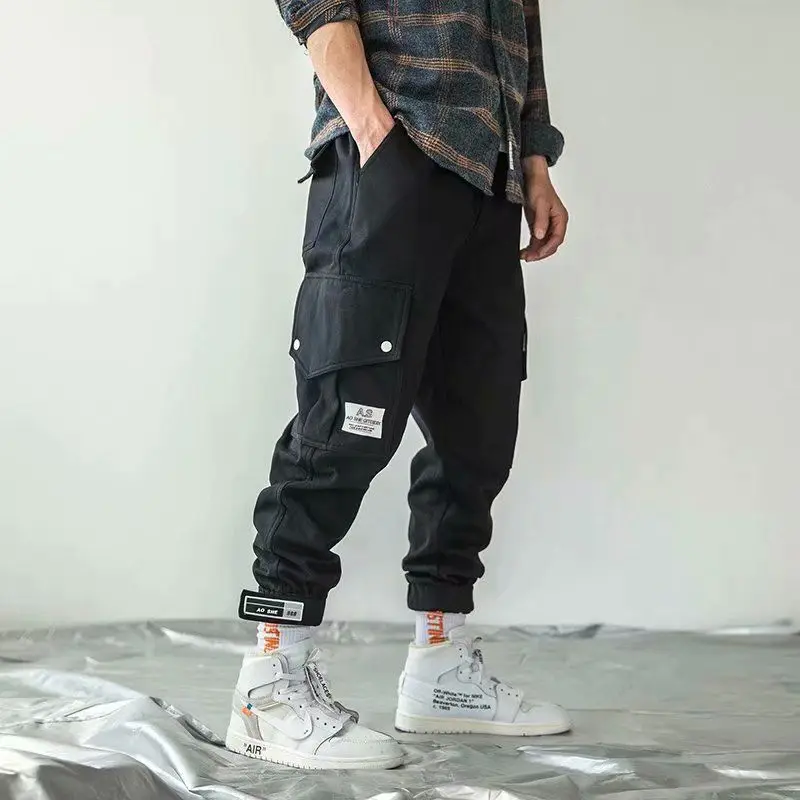 Summer Joggers Hip Hip Pant Star Print Men Harajuku Sweatpant Streetwear Fashion Casual Track Pants Sweat Trousers White - Цвет: 9