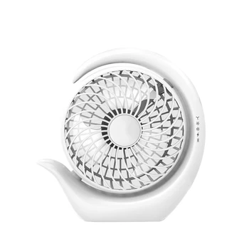 

SOONHUA Quiet Desktop USB Fan Portable Rechargeable Fan 3 Wind Speeds Personal Cooling Fan Adjustable Long Working Time​