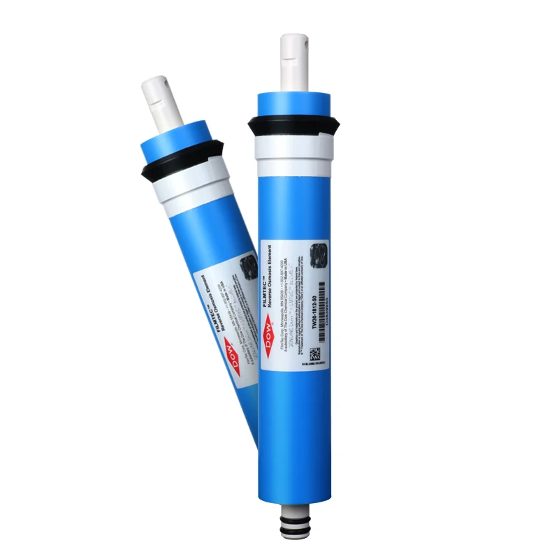 

2pcs 50 Gpd Water Filter Reverse Osmosis Membrane TW30-1812-50 for Ro Membrane Reverse Osmosis System