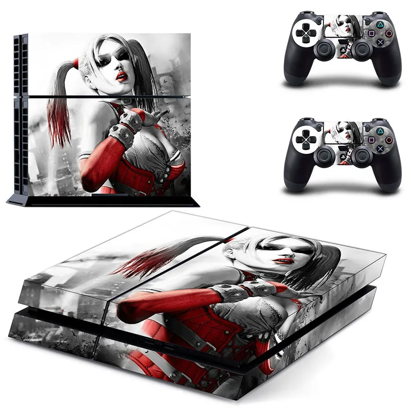 Отряд Самоубийц Харли Квинн PS4 наклейка s Play станция 4 кожа наклейки для playstation 4 PS4 консоли и контроллера Скины