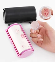 1 set Nail Art Stamp oil cleaner clean stamper stain wipe nail transfer pattern stamping tools 1