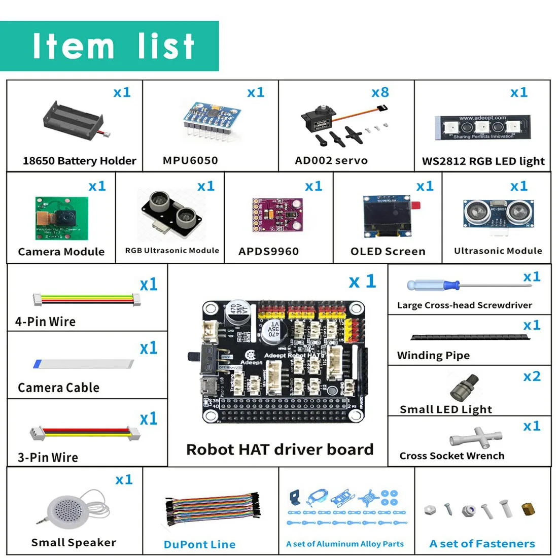 US $145.20 Aluminum Alloy Robot Dog Kit for Pi43 Model BB OpenCV Target Tracking RealTime Video Transmission No Development Board