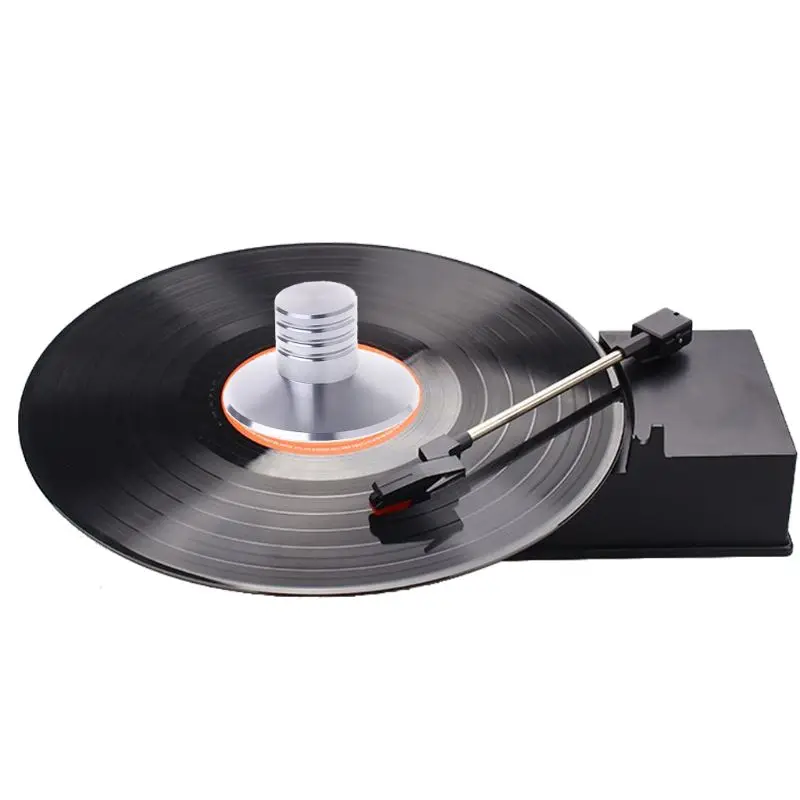 

LP Vinyl Record Player Balanced Metal Disc Stabilizer Weight Clamp Turntable HiFi