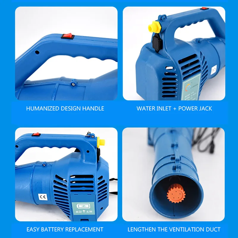 Agricultural electric sprayer hand-held air blast gun high pressure blow dryer spray machine mist sprayer no battery