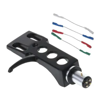 

Turntable Headshell Mount Universal LP Phono Cartridge Replacement Phonograph Head Holder Stylus Lead Wire