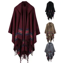 poncho sweater with hood