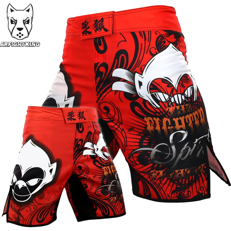 ARFIGHTKING Boxing Shorts Clothing MMA Muay Thai Kickboxing Fight