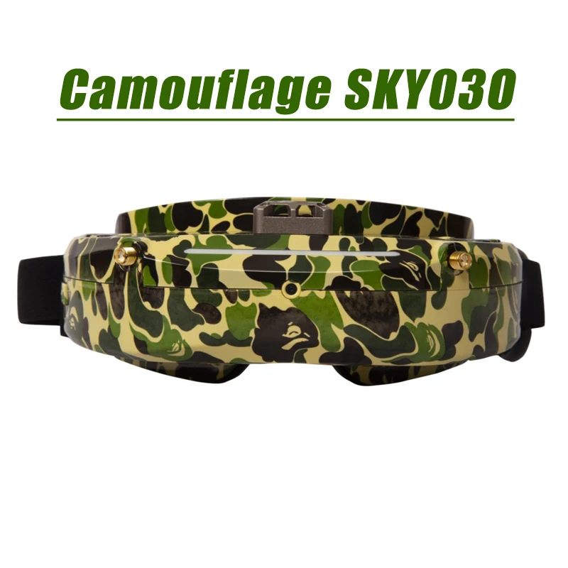 Skyzone SKY03O O светодиодный/SKY03S 5,8 ГГц 48CH разнообразие FPV очки поддержка OSD DVR HDMI и светодиодный вентилятор для радиоуправляемого дрона Accs - Цвет: Camouflage SKY03O