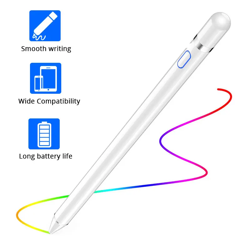 

Touch Screen Stylus Pen For Apple iPad Pro 11 12.9 10.5 9.7 2017 2018 mini 5 Air Capacitive Smart Touch Pen For iPhone Huawei