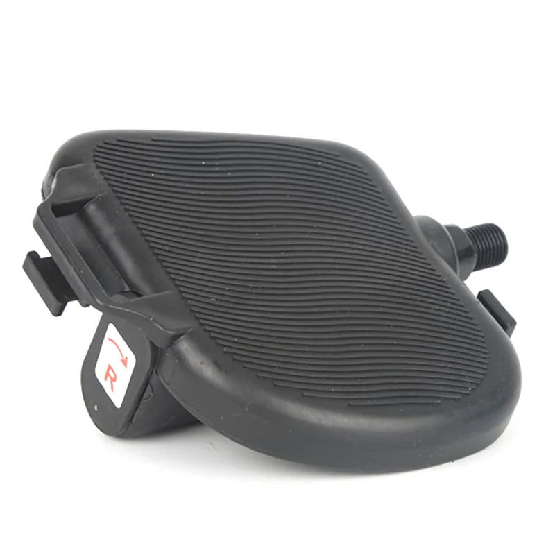 6 Pair Exercise Bike Pedals Adjustable Widened Straps Bicycle Pedals for Sports Cycling Home or Gym Bike Fitness Equipment Parts