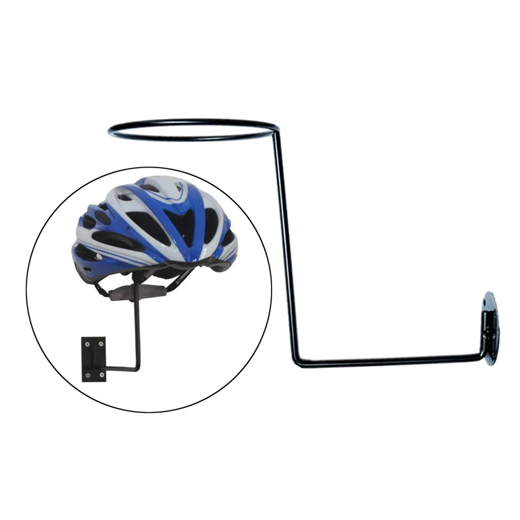 Motorbike Helmet Display Rack, Wall Mount Bicycle Helmet Holder, Helmet Storage